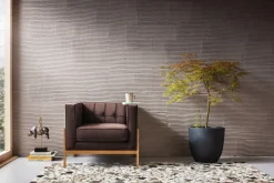 Fotele*KARE Design Fotel Loft 81x70 Cm Brązowy