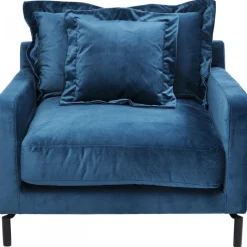 Fotele*KARE Design Fotel Lullaby 102x70 Cm Petrol