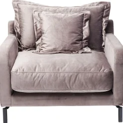 Fotele*KARE Design Fotel Lullaby 102x70 Cm Taupe