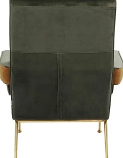 Fotele*KARE Design Fotel Luna High 74x93 Cm Zielony