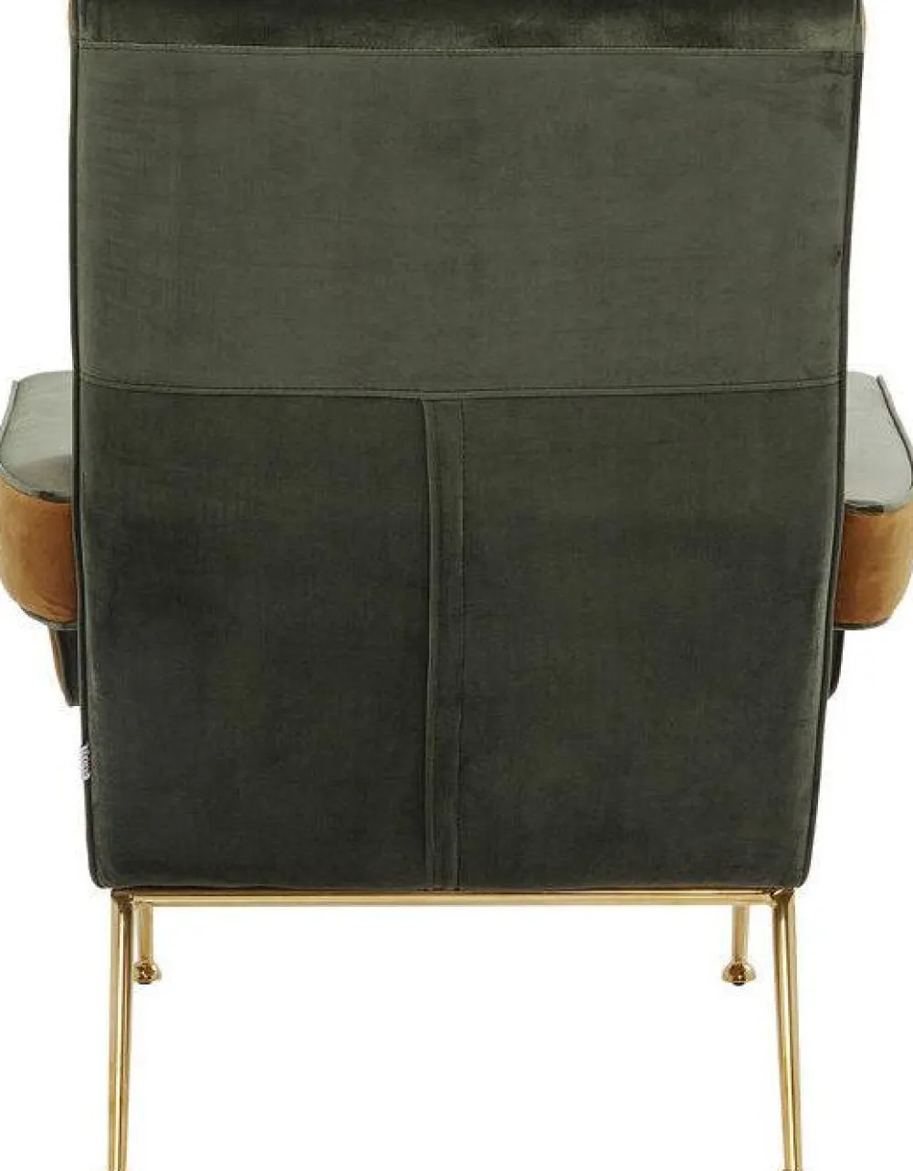 Fotele*KARE Design Fotel Luna High 74x93 Cm Zielony