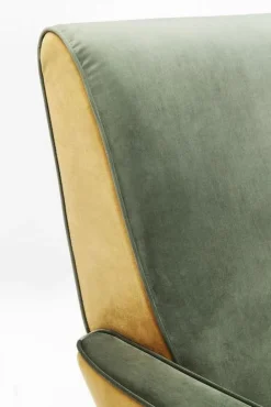 Fotele*KARE Design Fotel Luna High 74x93 Cm Zielony