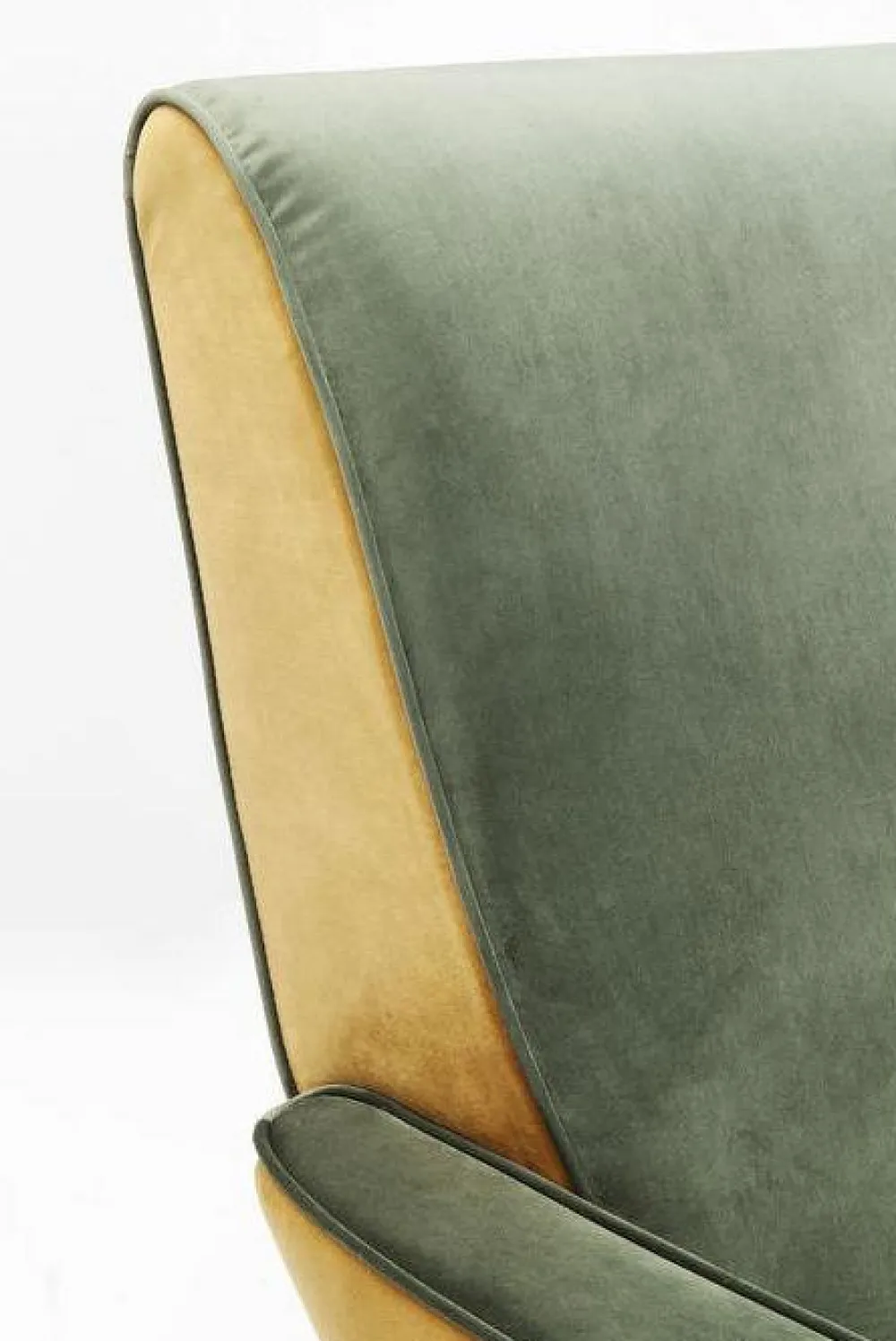 Fotele*KARE Design Fotel Luna High 74x93 Cm Zielony
