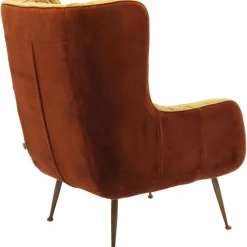 Fotele*KARE Design Fotel Nonna 71x97 Cm Musztardowy