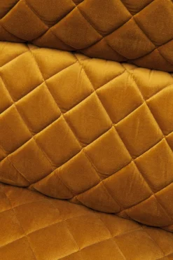 Fotele*KARE Design Fotel Nonna 71x97 Cm Musztardowy