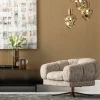 Fotele*KARE Design Fotel Obrotowy Beżowy Nogi Złote Stalowe 95x68 Cm
