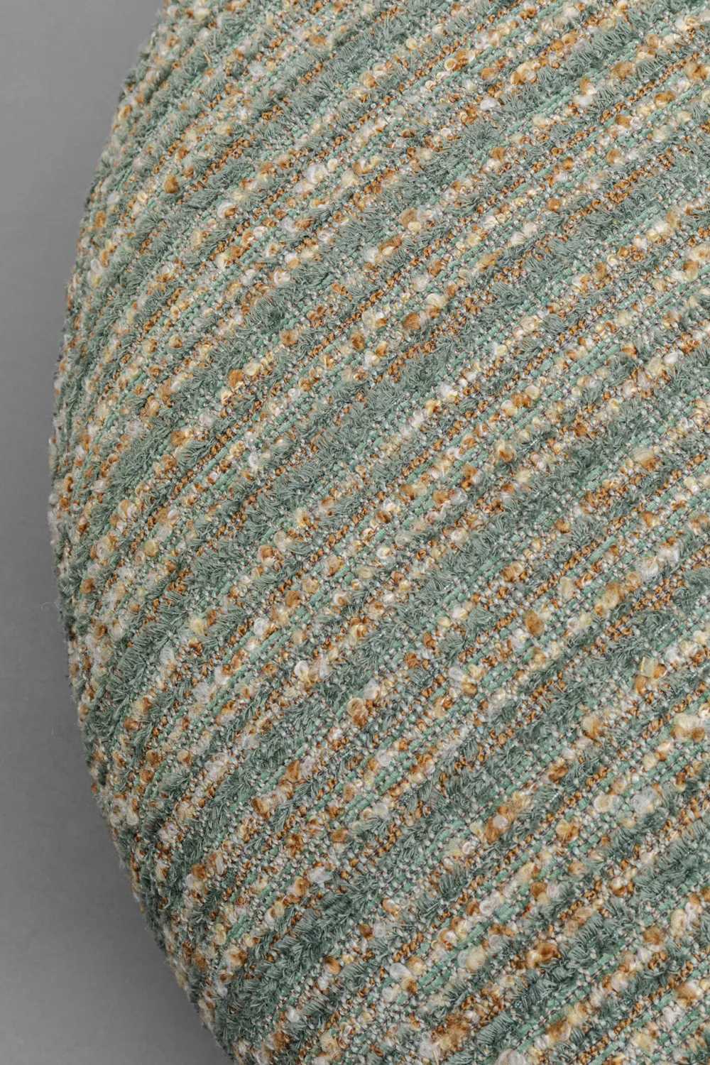 Fotele*KARE Design Fotel Obrotowy Boucle Niebieskie Paski Podstawa Złota 95x70 Cm