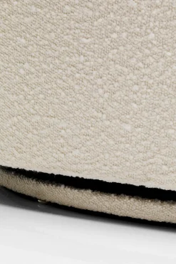 Fotele*KARE Design Fotel Obrotowy Maye 76x86 Cm Kremowy