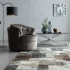 Fotele*KARE Design Fotel Obrotowy Music Hall 90x71 Cm Szary