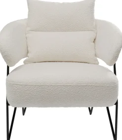 Fotele*KARE Design Fotel Peppo 78x71 Cm Biały