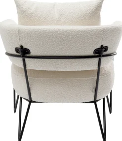 Fotele*KARE Design Fotel Peppo 78x71 Cm Biały