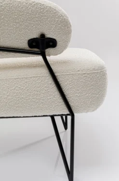 Fotele*KARE Design Fotel Peppo 78x71 Cm Biały