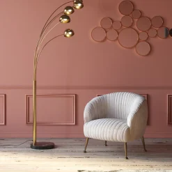 Fotele*KARE Design Fotel Perugia 79x75 Cm Beżowy