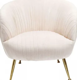 Fotele*KARE Design Fotel Perugia 79x75 Cm Beżowy