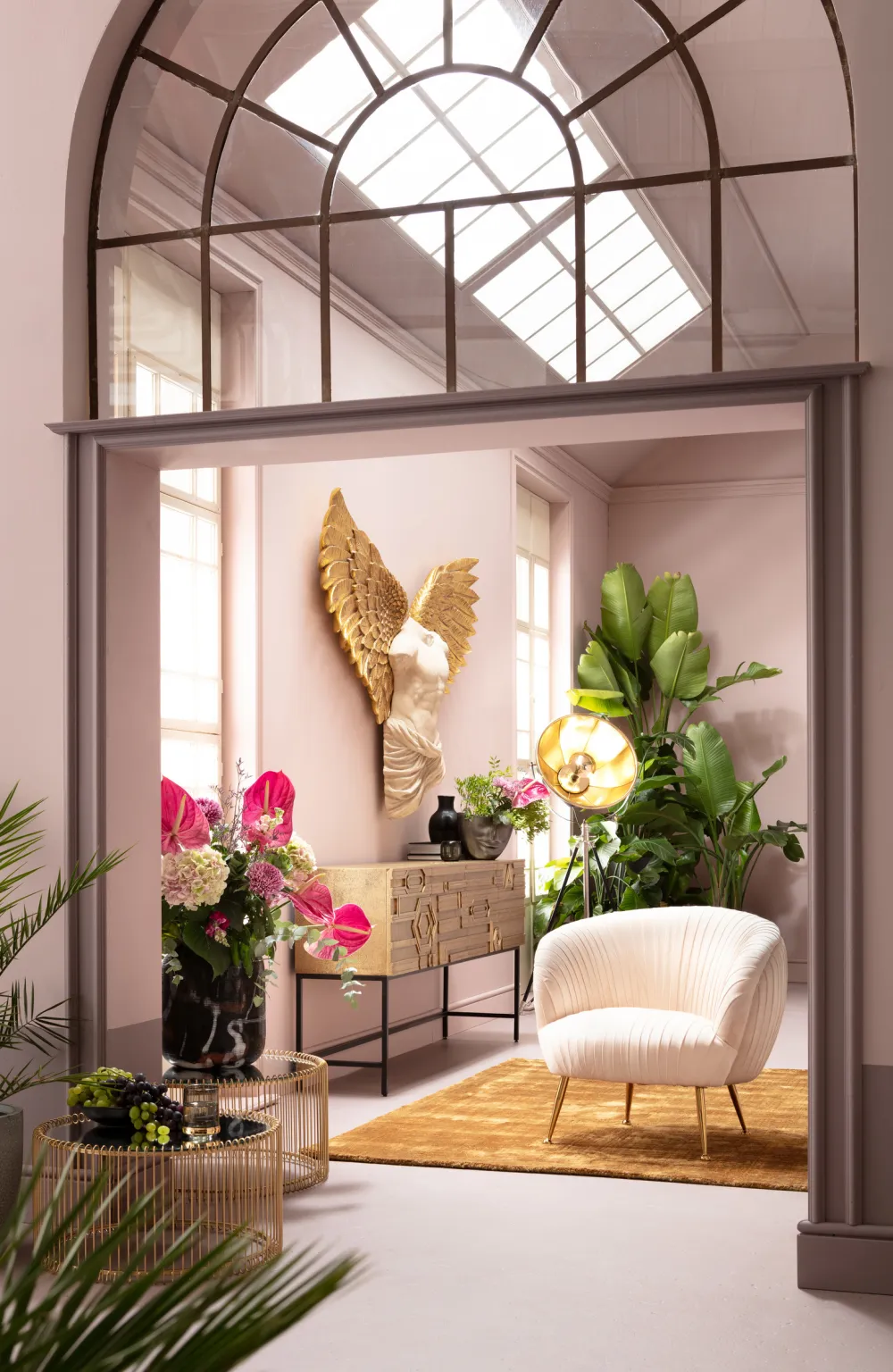 Fotele*KARE Design Fotel Perugia 79x75 Cm Beżowy
