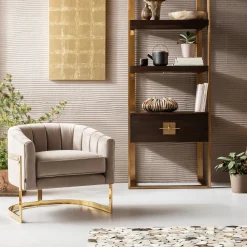 Fotele*KARE Design Fotel Pure Elegance 77x71 Cm Beżowy