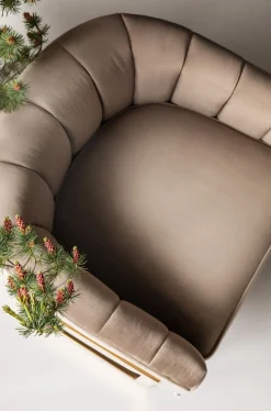 Fotele*KARE Design Fotel Pure Elegance 77x71 Cm Beżowy