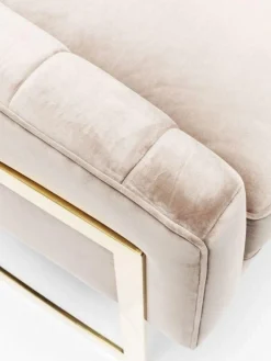 Fotele*KARE Design Fotel Pure Elegance 77x71 Cm Beżowy