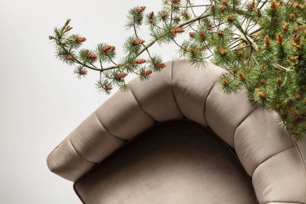 Fotele*KARE Design Fotel Pure Elegance 77x71 Cm Beżowy