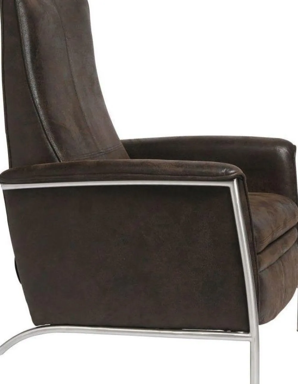 Fotele*KARE Design Fotel Rozkładany Lazy 72x104 Cm Brązowy
