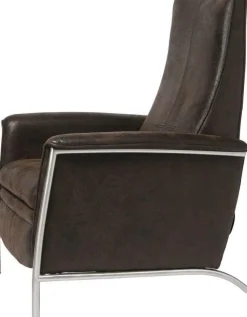 Fotele*KARE Design Fotel Rozkładany Lazy 72x104 Cm Brązowy