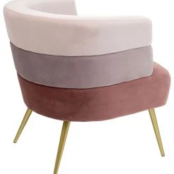 Fotele*KARE Design Fotel Sandwich 65x74 Cm Odcienie Różu