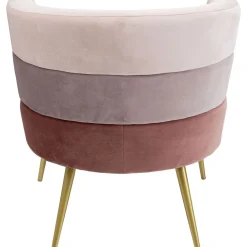 Fotele*KARE Design Fotel Sandwich 65x74 Cm Odcienie Różu