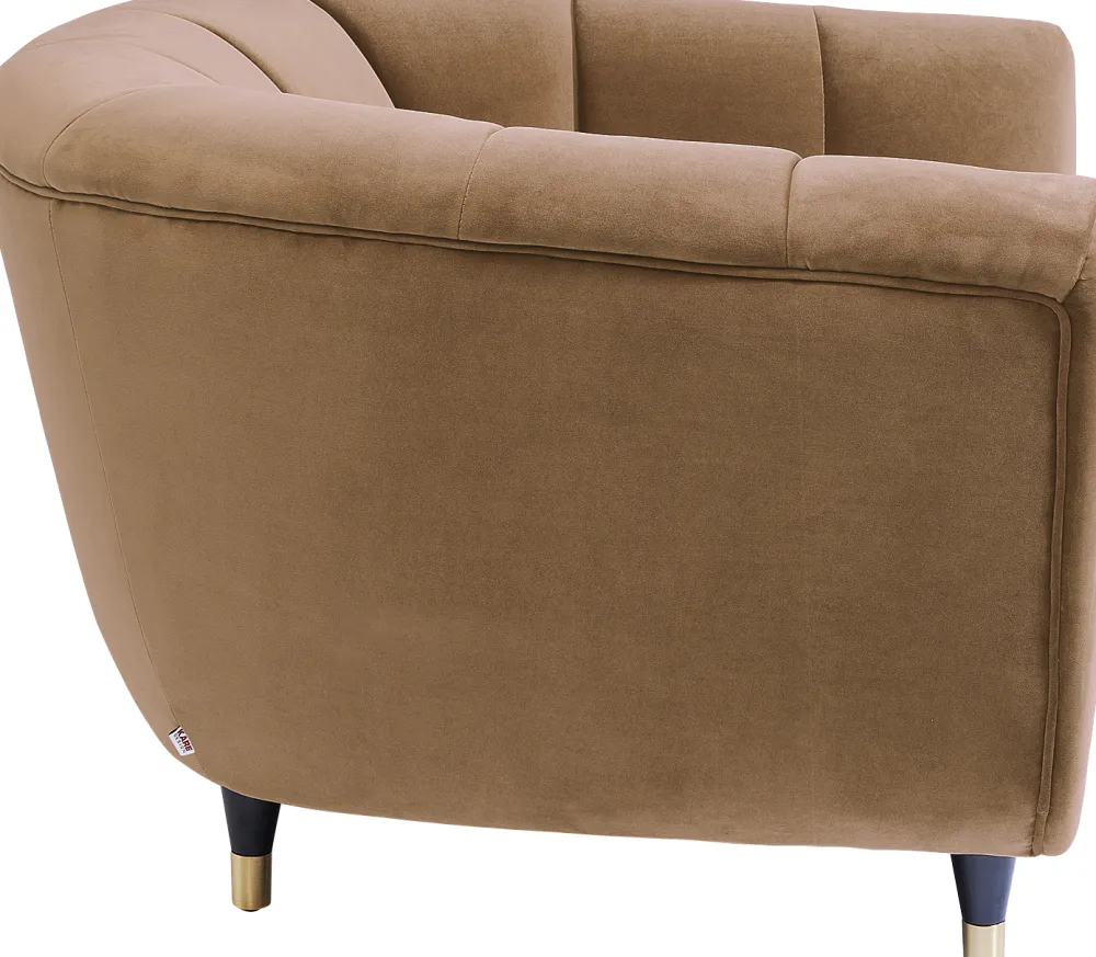 Fotele*KARE Design Fotel Spectra 108x74 Cm Jasnobrązowy