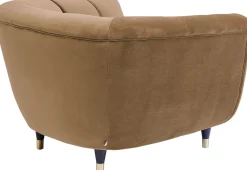 Fotele*KARE Design Fotel Spectra 108x74 Cm Jasnobrązowy