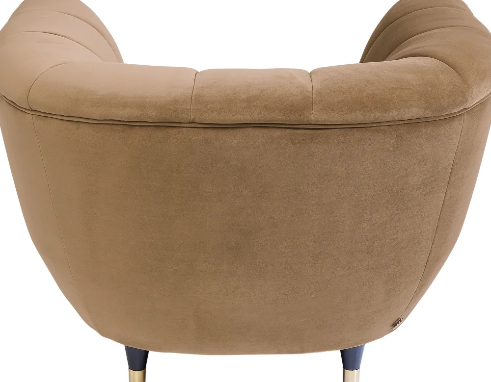 Fotele*KARE Design Fotel Spectra 108x74 Cm Jasnobrązowy