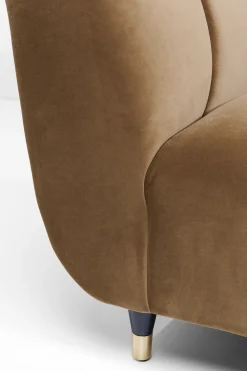 Fotele*KARE Design Fotel Spectra 108x74 Cm Jasnobrązowy