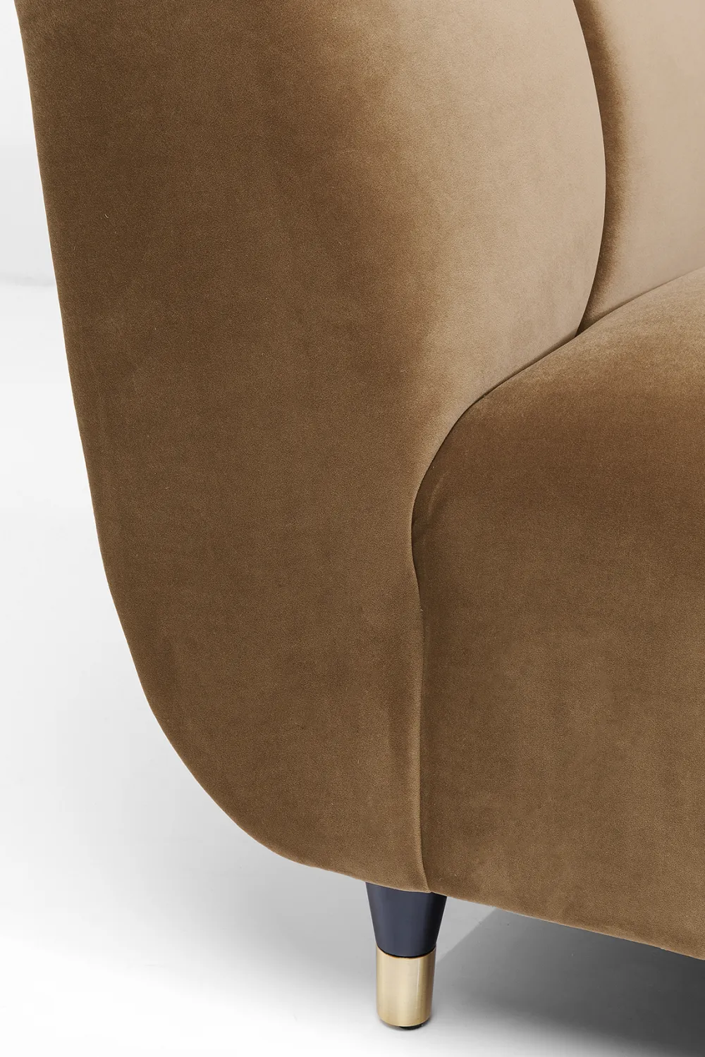 Fotele*KARE Design Fotel Spectra 108x74 Cm Jasnobrązowy