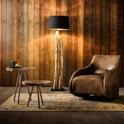 Fotele*KARE Design Fotel Swing Ritmo 76x83 Cm Brązowy
