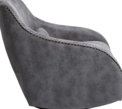 Fotele*KARE Design Fotel Swing Ritmo 76x83 Cm Szary