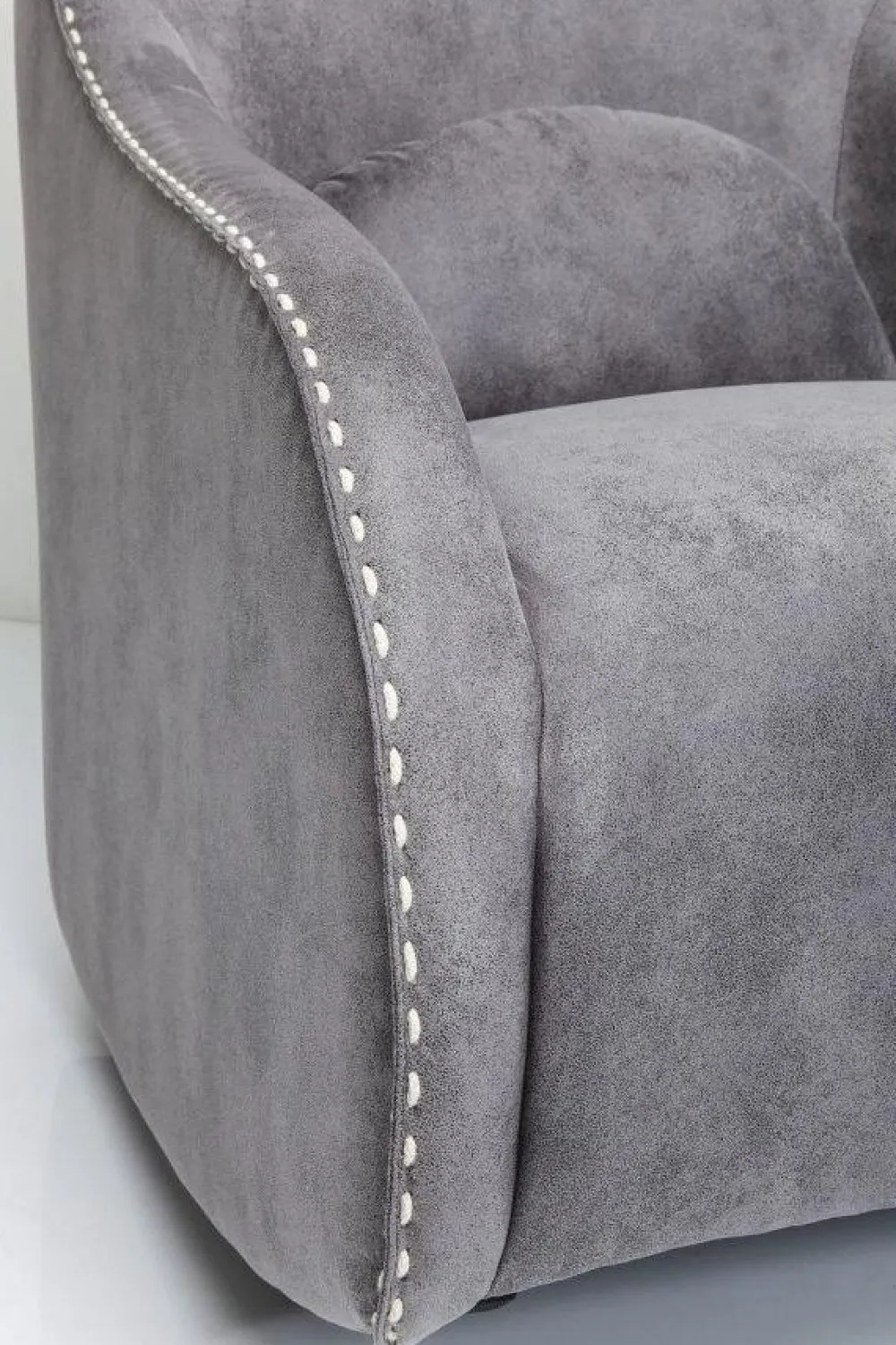 Fotele*KARE Design Fotel Swing Ritmo 76x83 Cm Szary