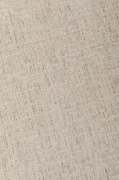 Fotele*KARE Design Fotel Tapicerowany Beżowy Z Podnożkiem Nogi Czarne Stalowe 80x115 Cm