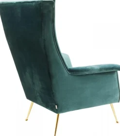 Fotele*KARE Design Fotel Vegas Forever Bluegreen 89x115 Cm Turkusowy