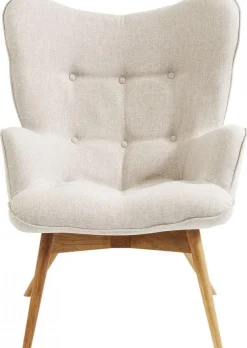 Fotele*KARE Design Fotel Vicky 73x94 Cm Ecru