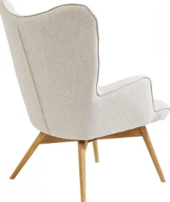 Fotele*KARE Design Fotel Vicky 73x94 Cm Ecru
