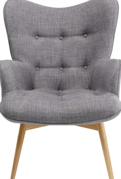 Fotele*KARE Design Fotel Vicky 73x94 Cm Szary