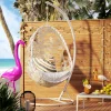 Fotele*KARE Design Fotel Wiszący Ibiza 104x203 Cm Biały