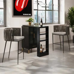Hokery*KARE Design Hoker Cheerio 54x100 Cm Szary