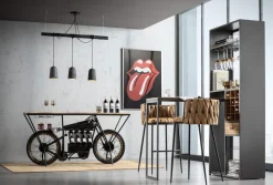 Hokery*KARE Design Hoker Cheerio 54x100 Cm żółty