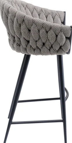 Hokery*KARE Design Hoker Knot 60x103 Cm Brązowy - Nogi Czarne