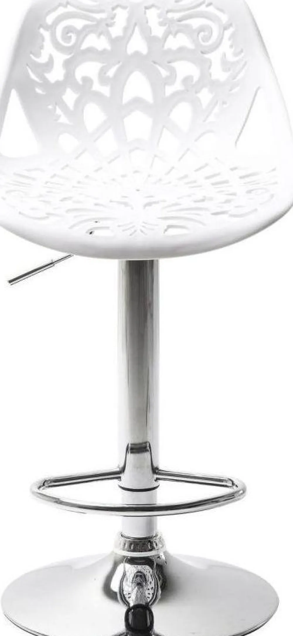 Hokery*KARE Design Hoker Ornament 45x107 Cm Biały