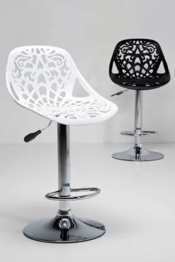 Hokery*KARE Design Hoker Ornament 45x107 Cm Biały