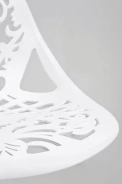 Hokery*KARE Design Hoker Ornament 45x107 Cm Biały