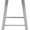 Hokery*KARE Design Hoker Siedzisko Tworzywo ABS Nogi Stalowe Kolor Biały 75 Cm