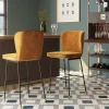 Hokery*KARE Design Hoker Stavanger 52x106 Cm Musztardowy
