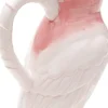 Dzbanki*KARE Design Karafka Ceramiczna Biało-różowa Egzotyczny Ptak 30 Cm